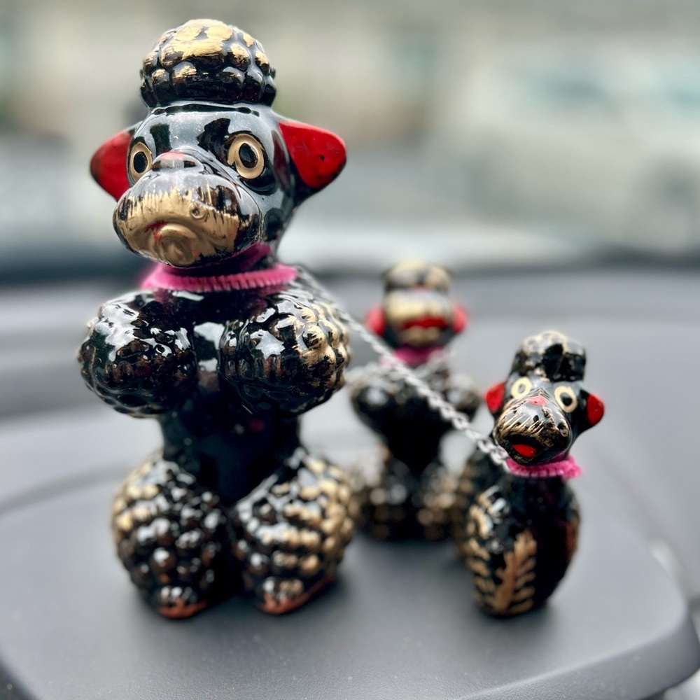 💗POODLES Redware MCM